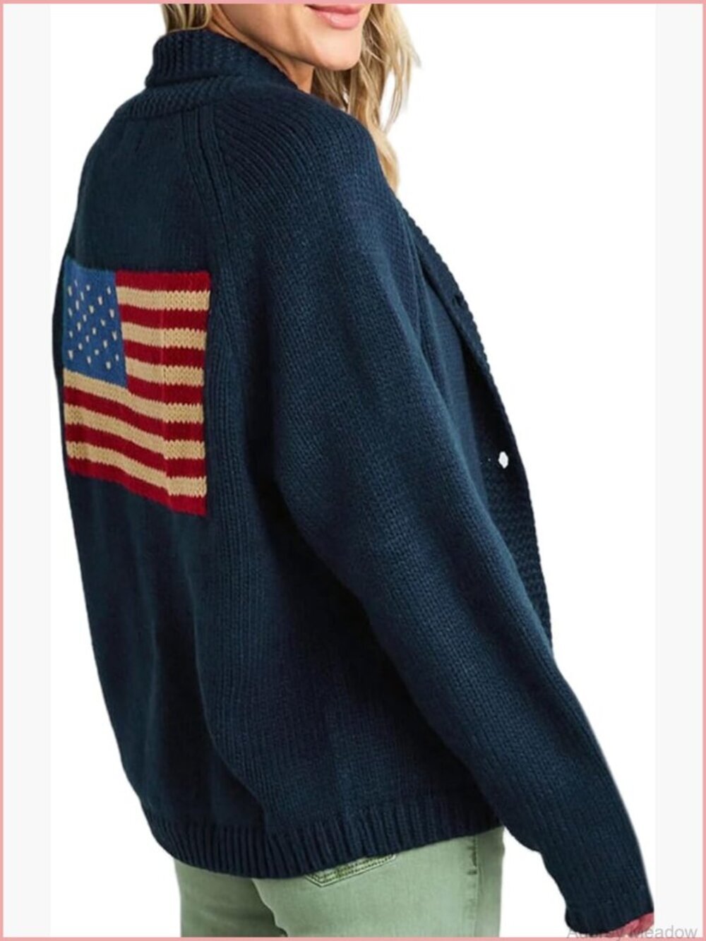 Long Sleeve Open Front Button Down Cardigan Sweater Y2K Casual Knitwear